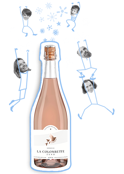 Illustration New Colombette Zéro Sparkling<br />
Domaine La Colombette, Béziers